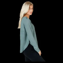 Only Caviar Long Sleeve Pullover Knit Chinois Green Grön Discount