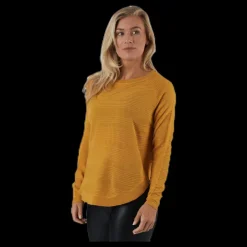 Only Caviar L/S Pullover Knt Yellow Gul Discount