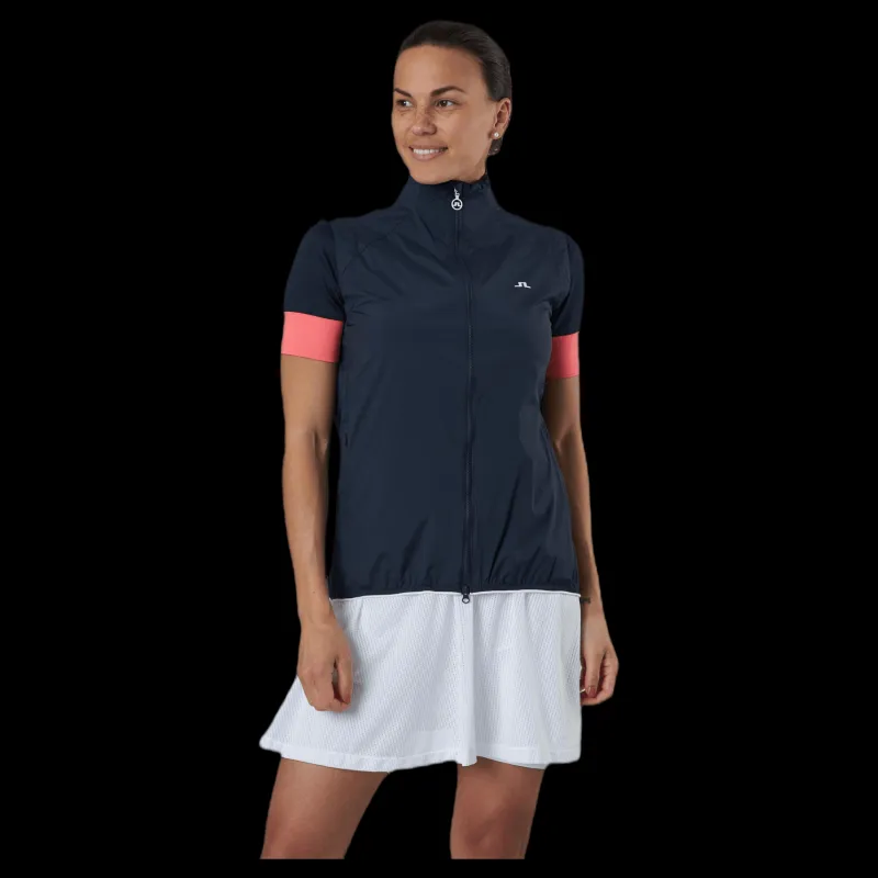 J.Lindeberg Celest Golf Vest Blue Blå