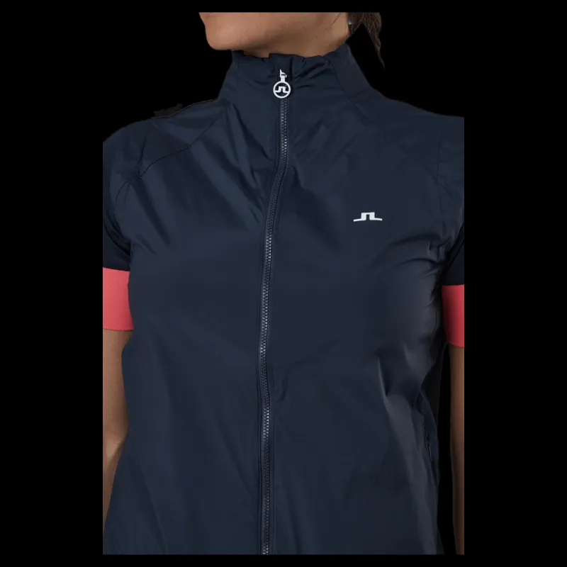 J.Lindeberg Celest Golf Vest Blue Blå