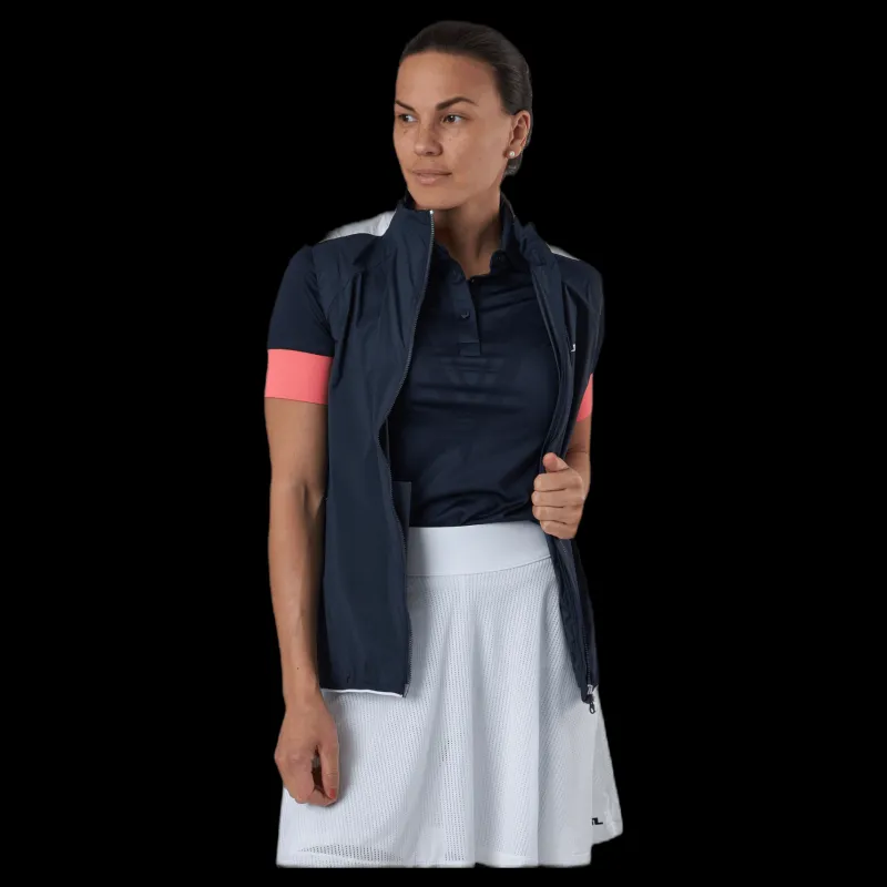 J.Lindeberg Celest Golf Vest Blue Blå