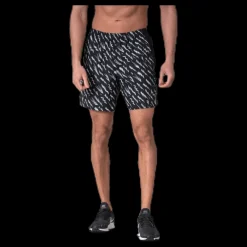 Hot Nike Challenger Short 7in Pr Black Flerfärgad
