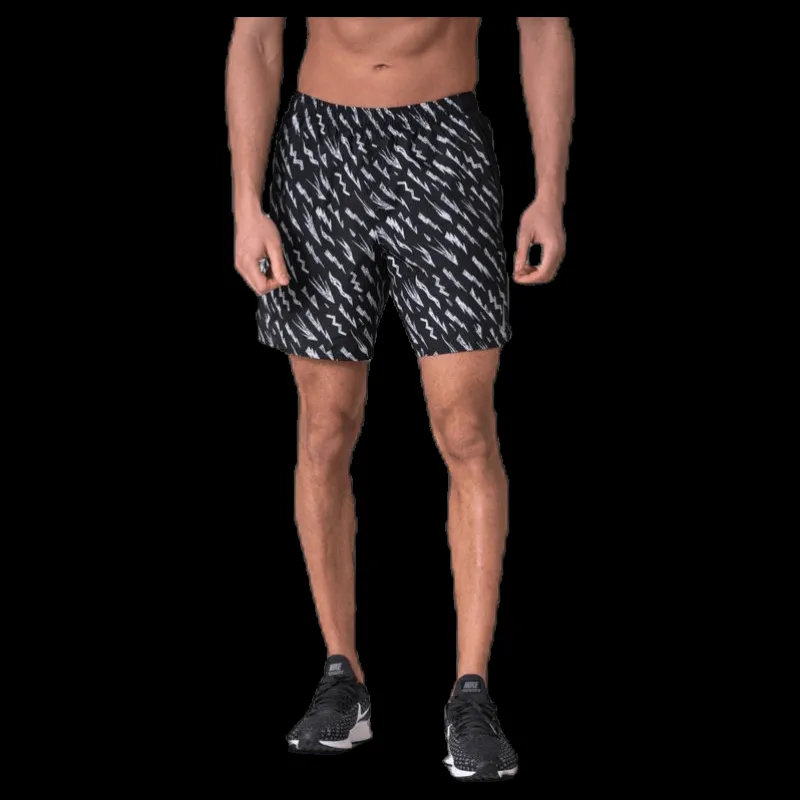 Hot Nike Challenger Short 7in Pr Black Flerfärgad