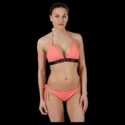 Sale Calvin Klein Cheeky String Side Tie Bikini Pink Rosa