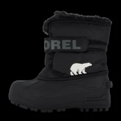 Sorel Children's Snow Commander Black, Charcoal Svart Discount