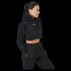 Gavelo Chill Lounge Cropped Hoodie Black Svart Best
