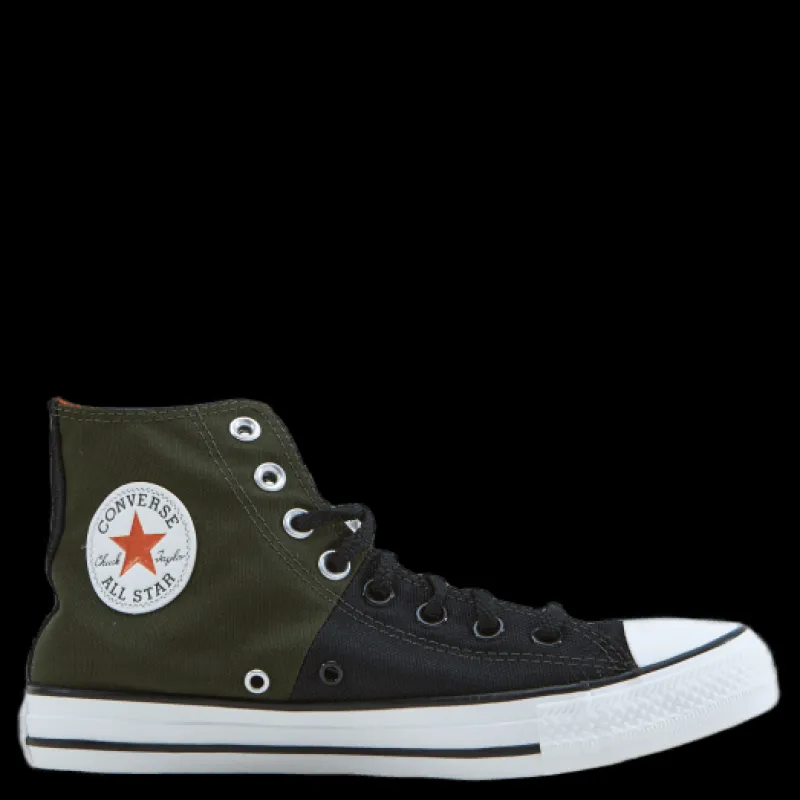 New Converse Chuck Taylor All Star Cargo Khaki/black/white Svart