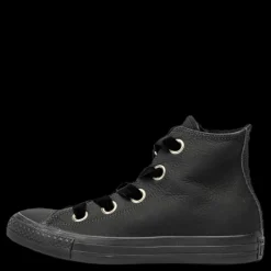 Best Converse Chuck Taylor All Star Hi Big Eyelets Black Svart