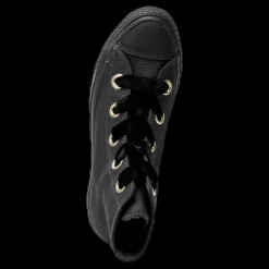 Best Converse Chuck Taylor All Star Hi Big Eyelets Black Svart