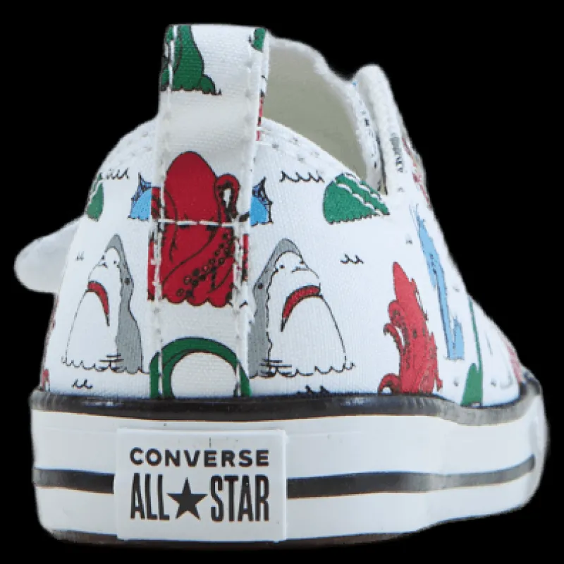 Converse Chuck Taylor All Star 2v White/multi/black Flerfärgad Discount