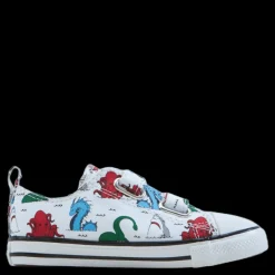 Converse Chuck Taylor All Star 2v White/multi/black Flerfärgad Discount