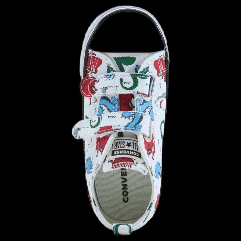 Converse Chuck Taylor All Star 2v White/multi/black Flerfärgad Discount