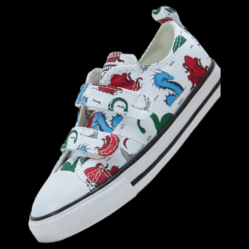Converse Chuck Taylor All Star 2v White/multi/black Flerfärgad Discount