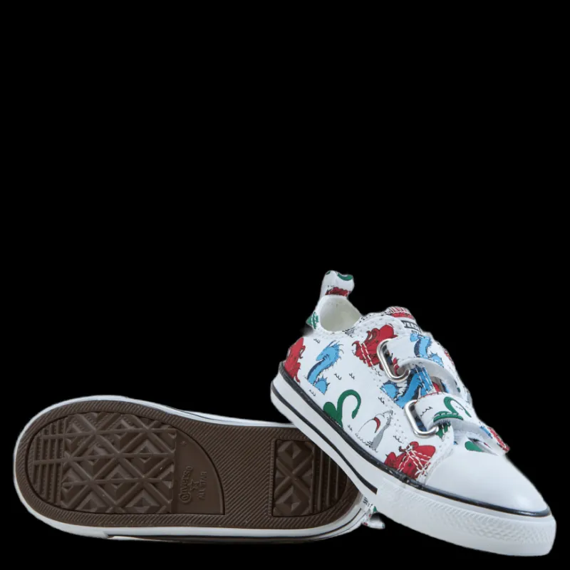 Converse Chuck Taylor All Star 2v White/multi/black Flerfärgad Discount