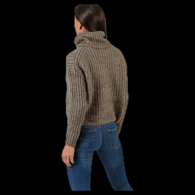 Best Only Chunky L/S Rollneck Pullover Beige