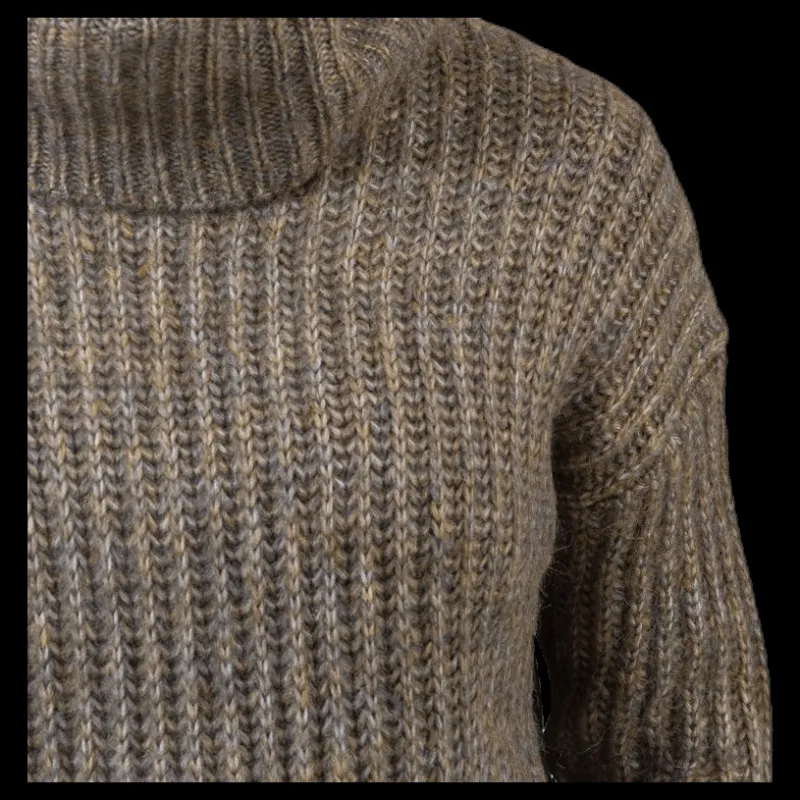 Best Only Chunky L/S Rollneck Pullover Beige