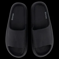Hot Exani Chunky Slipper Black Svart