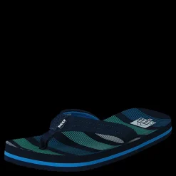 Reef Ci4148 Kids Ahi Deep Sea Stripes Turkos och Svart Clearance