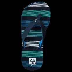 Reef Ci4148 Kids Ahi Deep Sea Stripes Turkos och Svart Clearance
