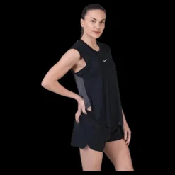 Hot Nike City Sleek Tank Cool Black/Grey Svart