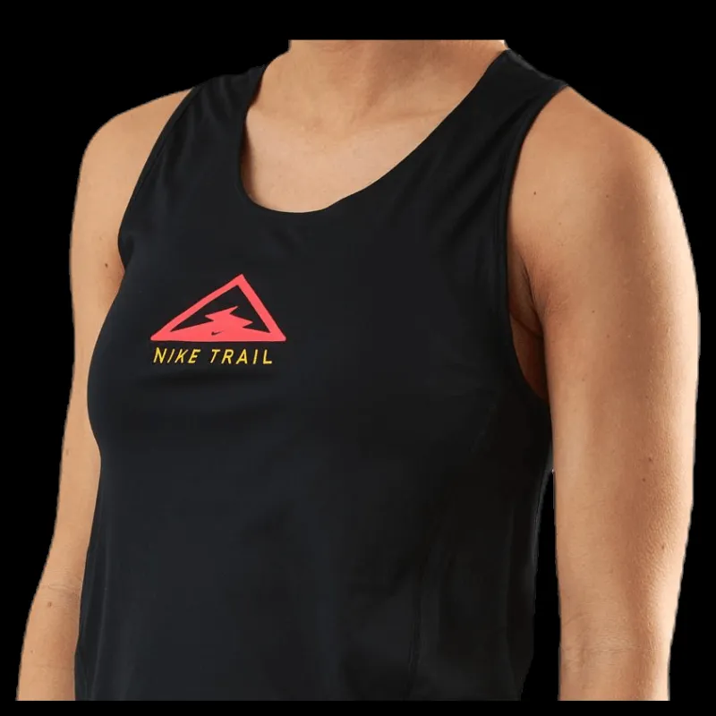 Clearance Nike City Sleek Trail Tank Black Svart