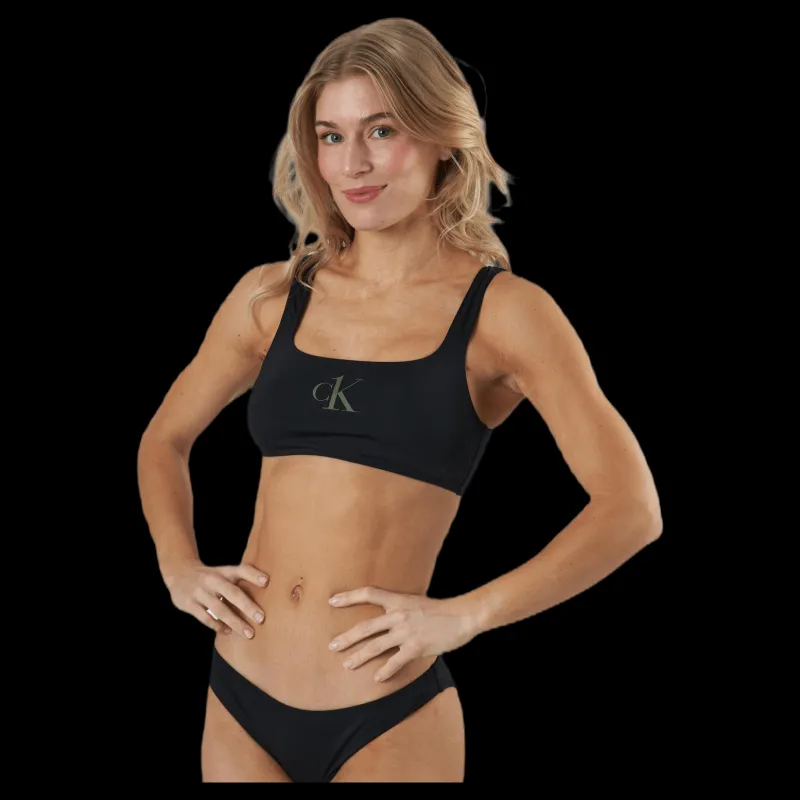 Discount Calvin Klein Ck One Bralette Black Svart
