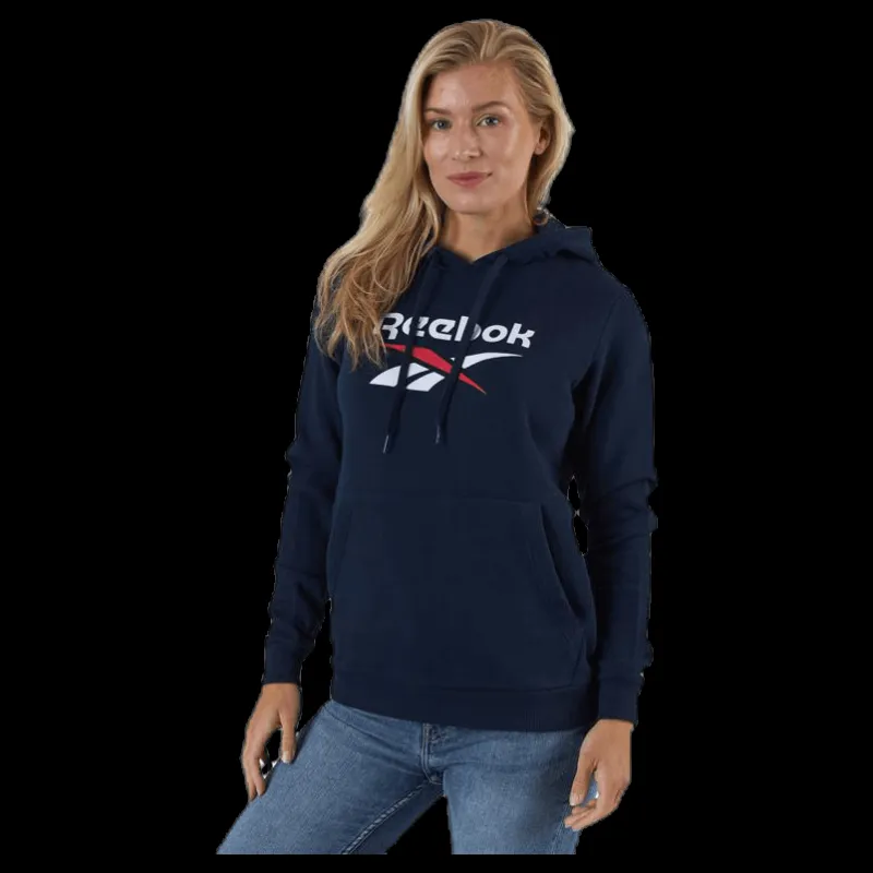 Reebok Classic Cl F Big Logo Hoodie Ft Blue Blå