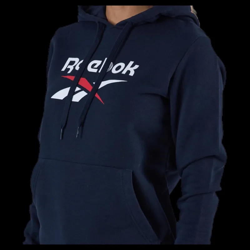 Reebok Classic Cl F Big Logo Hoodie Ft Blue Blå
