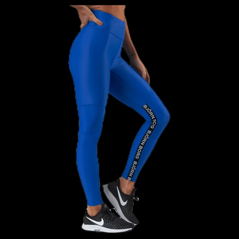 Björn Borg Clara High Waist Tights Blue Blå
