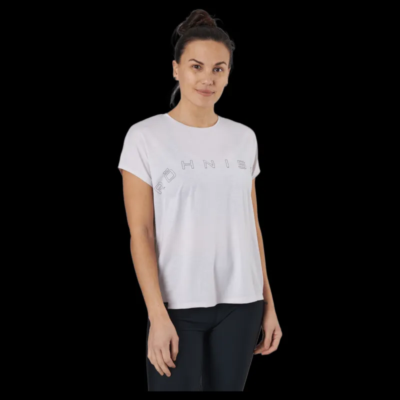 Röhnisch Clara Loose Tee Orchid Vit Discount