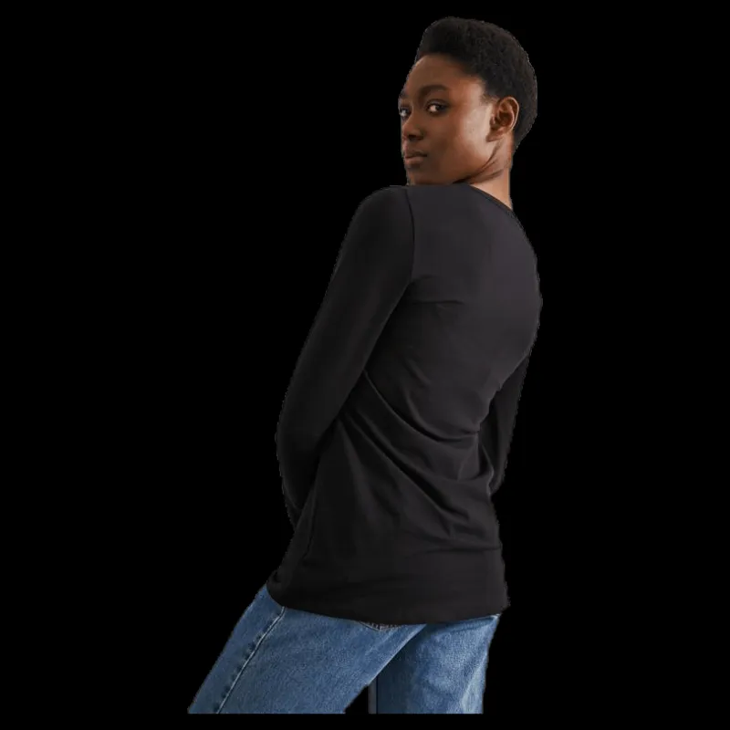 Boob Classic LS Top Black Svart New