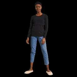 Boob Classic LS Top Black Svart New