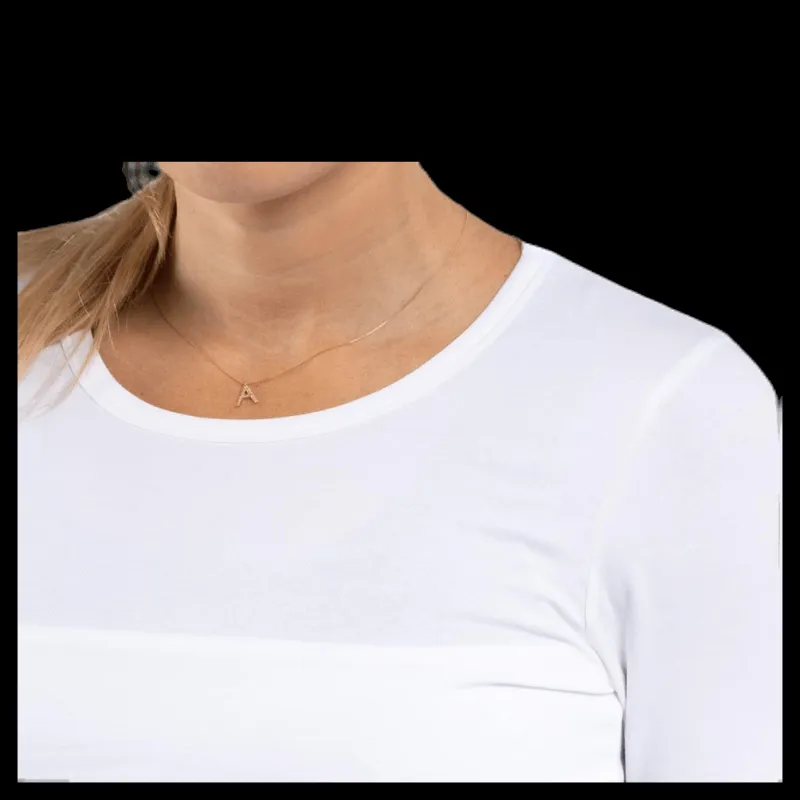 Boob Classic LS Top White Vit Best