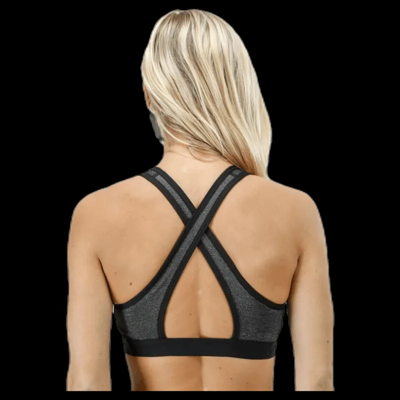 Nike Classic Sparkle Bra Black Svart Online