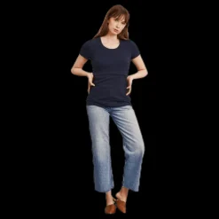 Best Boob Classic SS Top Blue Blå