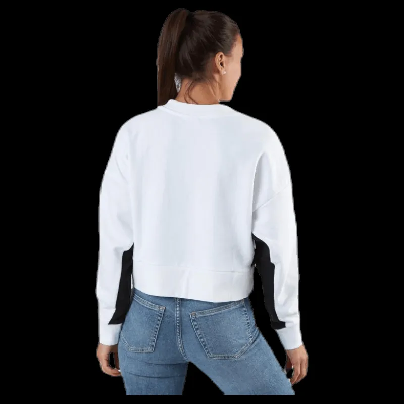 Puma Classics Cropped Crew White Vit Outlet