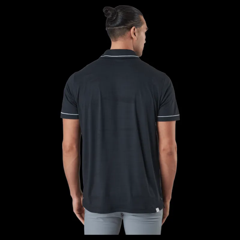 Puma Golf Cloudspun Monarch Polo Puma Black Heather-high Rise Svart Online