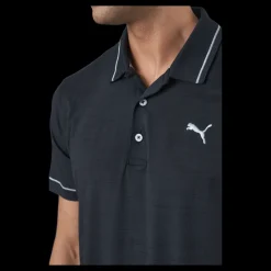 Puma Golf Cloudspun Monarch Polo Puma Black Heather-high Rise Svart Online