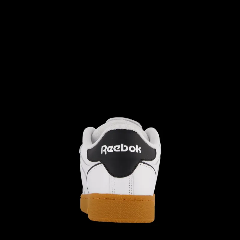 New Reebok Classic Club C Bulc Wht/blk/rbk Rub Gum3 Vit