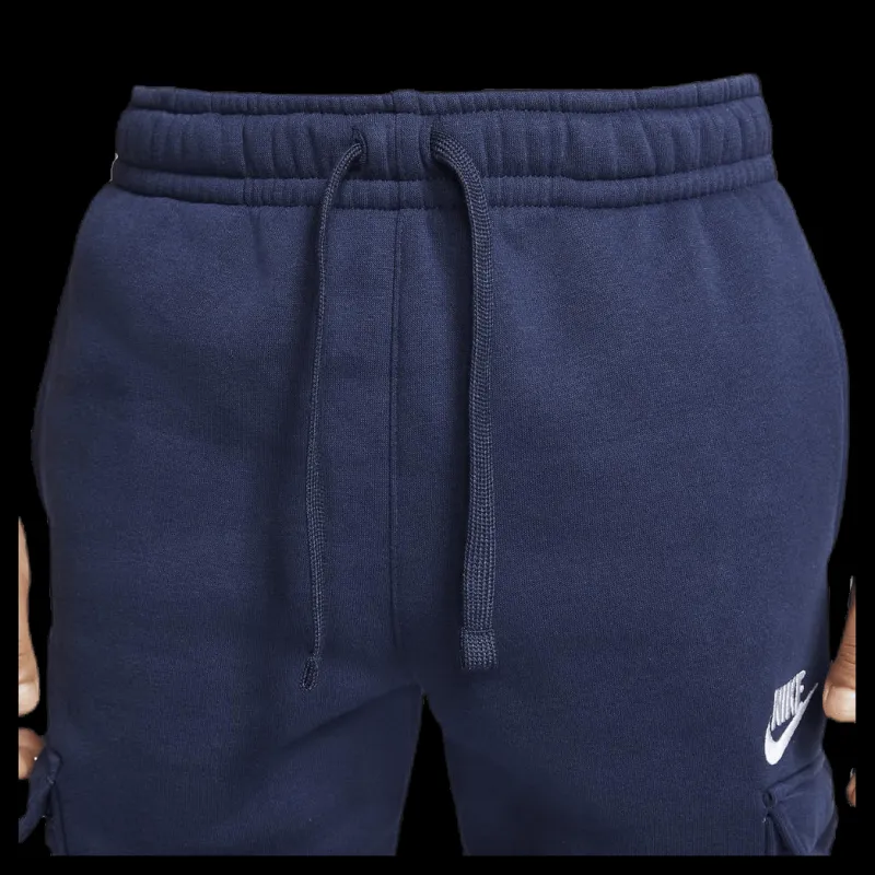 New Nike Club Cargo Pant Junior Blue Blå