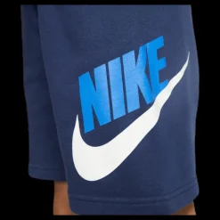 Hot Nike Club Fleece Shorts Junior Blue/White Blå