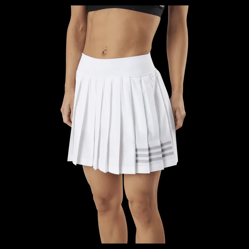 adidas Tennis Club Pleated Skirt White Vit Discount