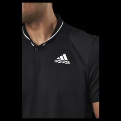 adidas Tennis Club Rib Polo Black Svart Outlet