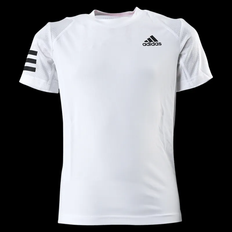 adidas Tennis Club 3-Stripe White/Black Vit