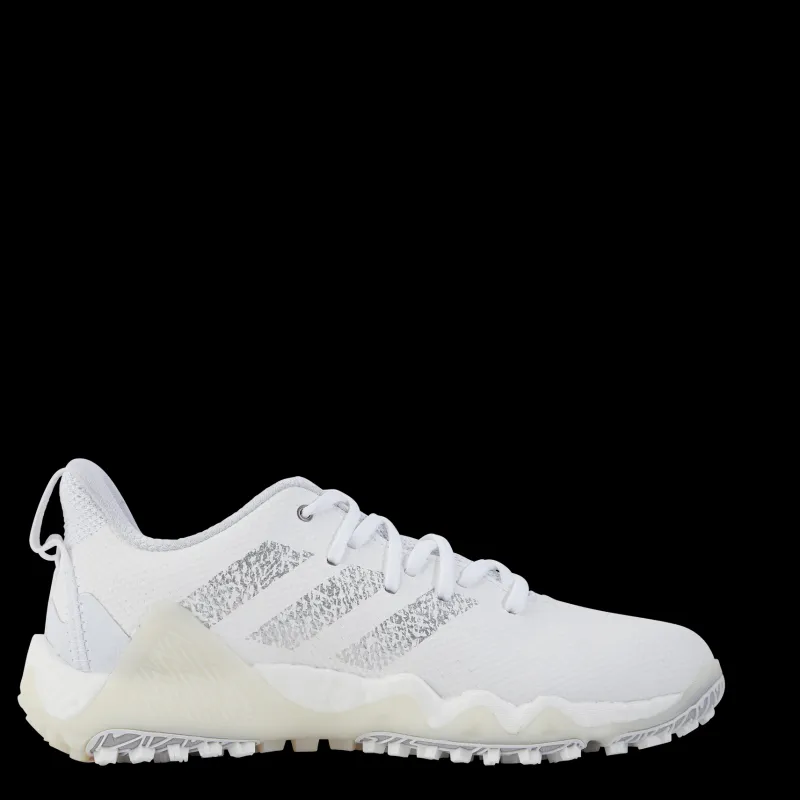 Discount adidas Codechaos 22 Spikeless Golf Shoes Cloud White / Silver Metallic / Clear Pink Vit