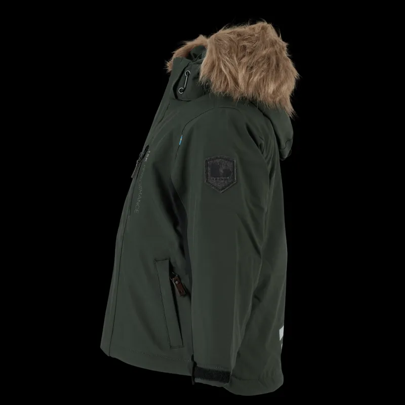 Outlet Lindberg Colden Jacket Green Svart