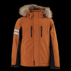 Lindberg Colden Jacket Sudan Brown Orange Discount