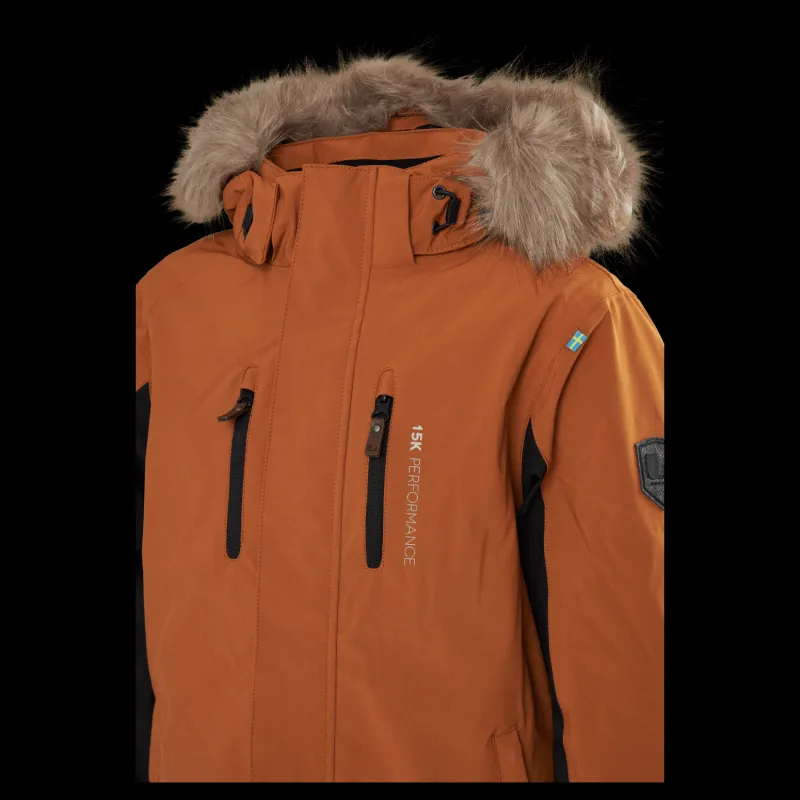 Lindberg Colden Jacket Sudan Brown Orange Discount