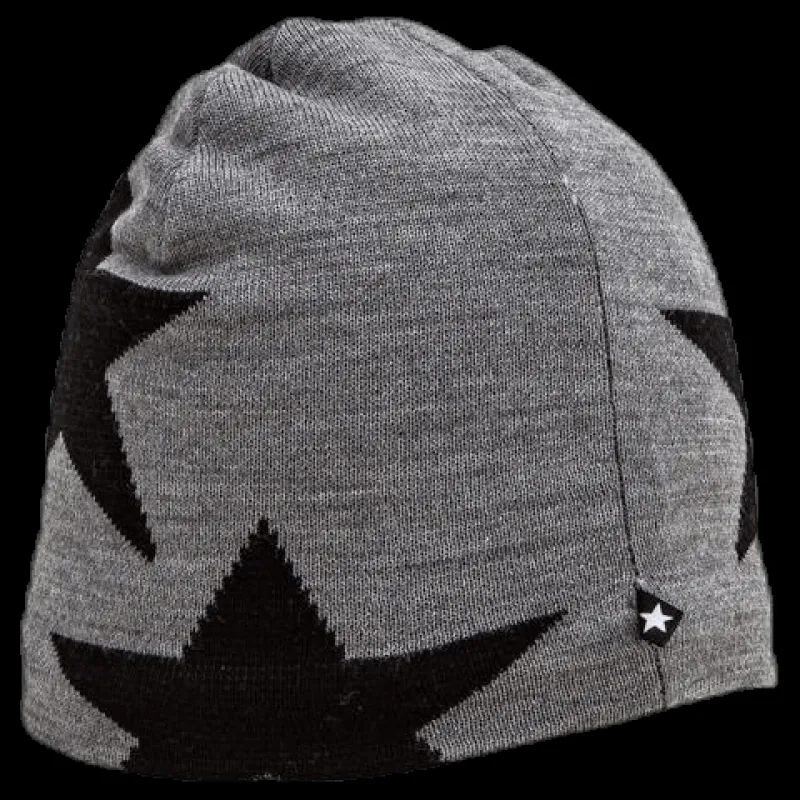 Molo Colder Star Beanie Black/Grey Svart och Grå Clearance