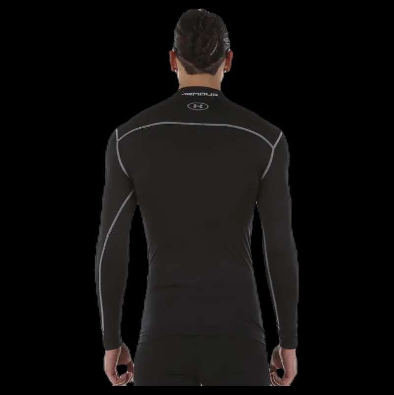 New Under Armour Coldgear Armour Mock Black Svart